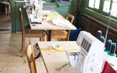 Wenn das Fabrikantenhaus zum Nähatelier wird
